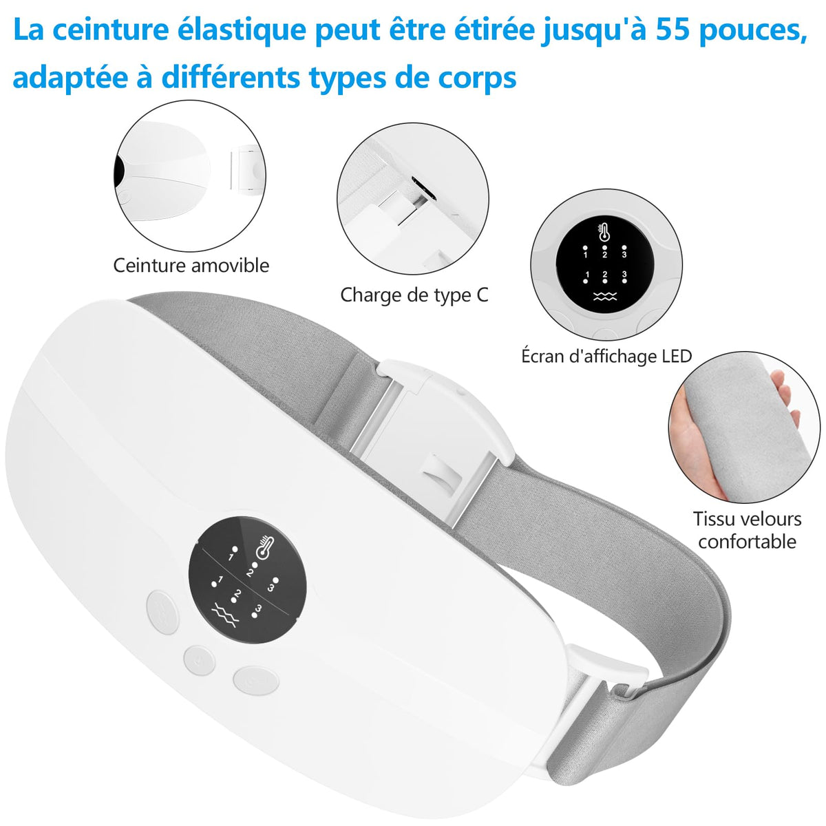 Ceinture chauffante menstruelle DOLUNEA – La douceur pendant ton cycle