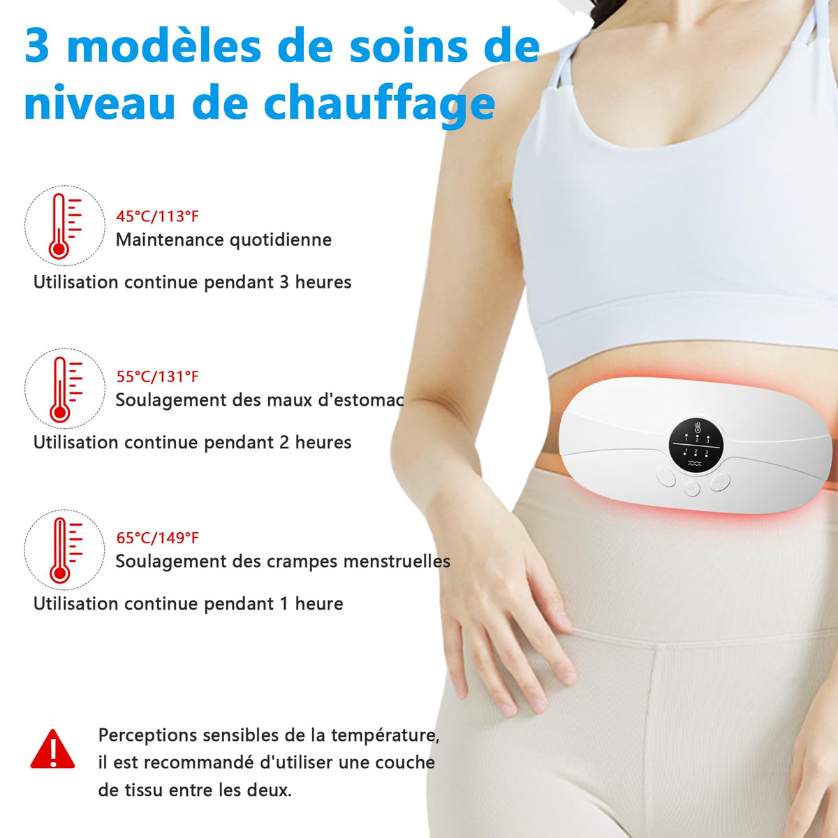Ceinture chauffante menstruelle DOLUNEA – La douceur pendant ton cycle